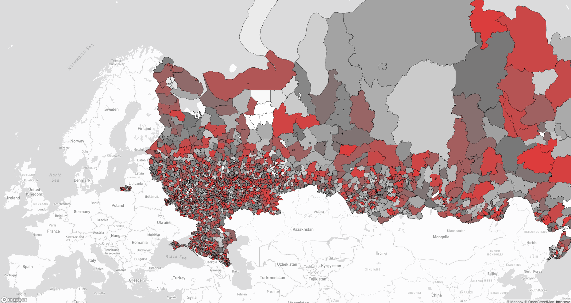 Geoanalytics system for a major investment fund