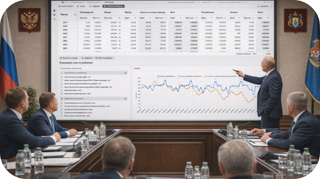 Иллюстрация: Building scenarios and forecasts